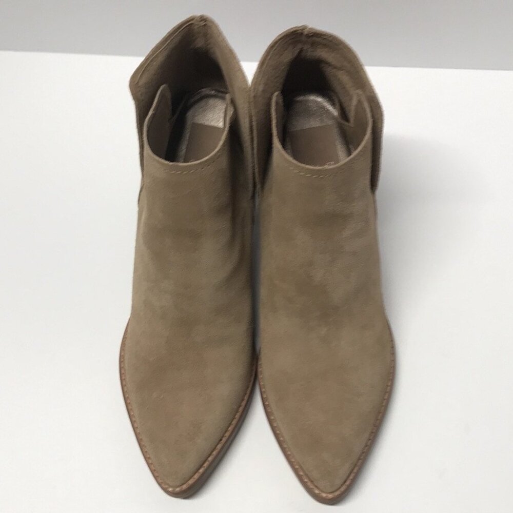 Dolce Vita Spade Booties in Mushroom Suede - Picture 3 of 16
